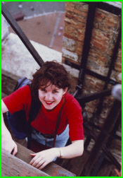 1992 Europe 066 Siena, climbing Torre del Mangia.jpg